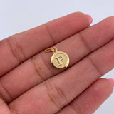 Pendant Letter P 0.45gr / 1.5cm / 18K Yellow Gold Medal &