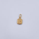 Dije Letra P 0.4gr / 1.5cm / Liso Oro Amarillo 18K &
