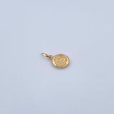 Pendant Letter S 0.5gr / 1.5cm / 18K Yellow Gold Medal &