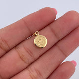 Pendant Letter S 0.5gr / 1.5cm / 18K Yellow Gold Medal &