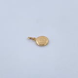 Dije Letra C 0.4gr / 1.5cm / Medalla Oro Amarillo 18K &