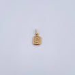 Dije Letra C 0.35gr / 1.5cm / Liso Oro Amarillo 18K &