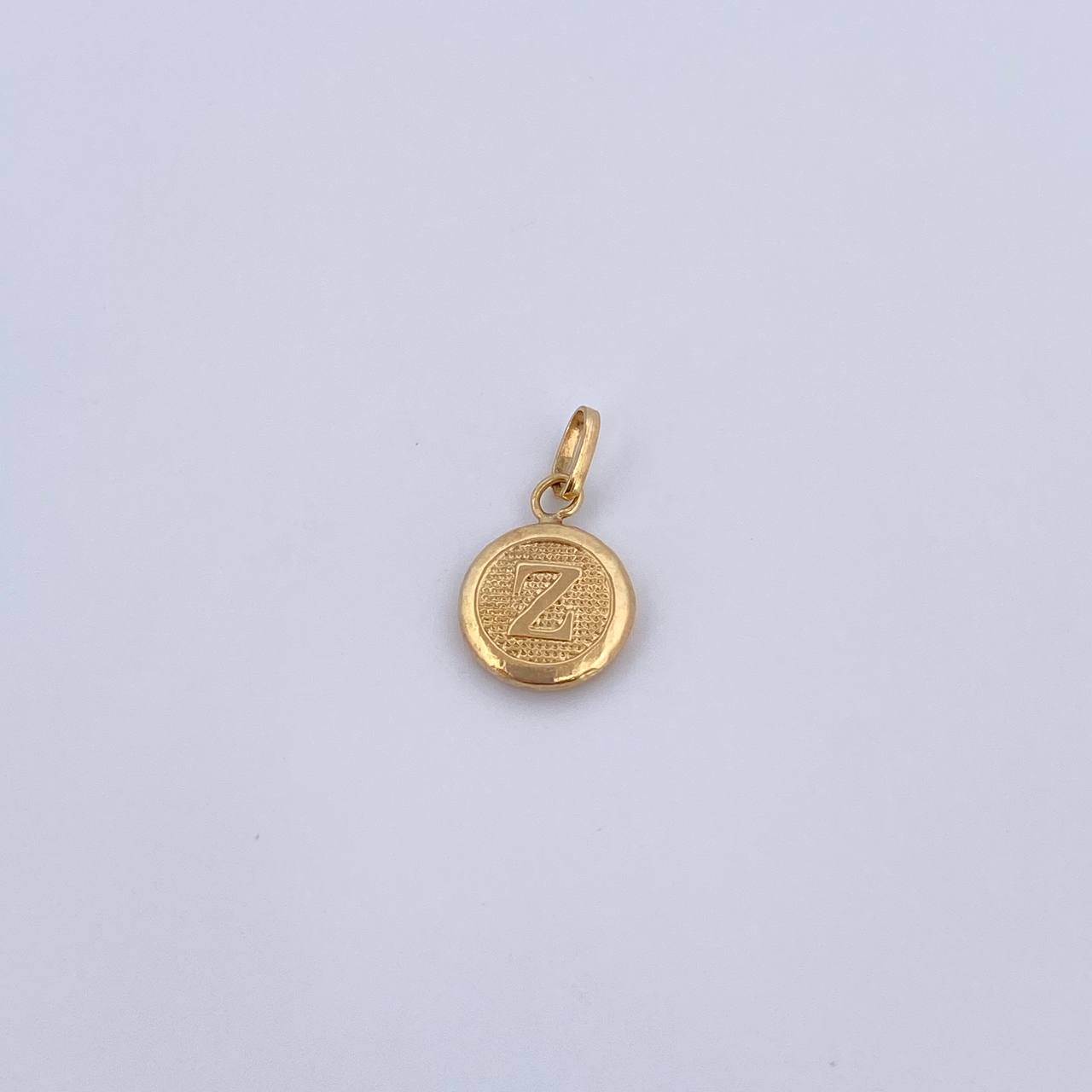 Pendant Letter Z 0.45gr / 1.5cm / 18K Yellow Gold Medal &