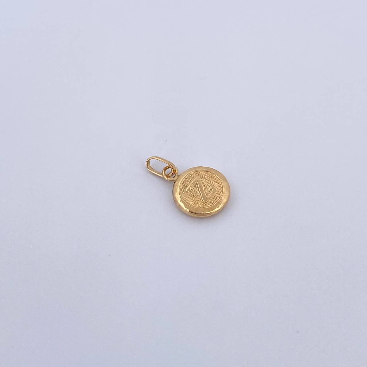 Pendant Letter Z 0.45gr / 1.5cm / 18K Yellow Gold Medal &