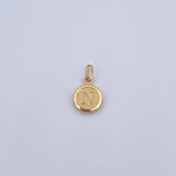 Dije Letra N 0.45gr / 1.5cm / Medalla Oro Amarillo 18K &