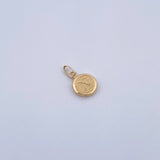 Dije Letra N 0.45gr / 1.5cm / Medalla Oro Amarillo 18K &