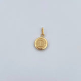 Dije Letra D 0.45gr / 1.5cm / Medalla Oro Amarillo 18K &