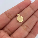 Dije Letra D 0.45gr / 1.5cm / Medalla Oro Amarillo 18K &