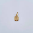 Pendant Letter D 0.35gr / 1.5cm / Smooth 18K Yellow Gold &