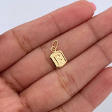 Pendant Letter B 0.3gr / 1.5cm / Smooth 18K Yellow Gold &