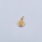 Pendant Letter E 0.45gr / 1.5cm / 18K Yellow Gold Medal &