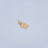 Dije Letra S 0.3gr / 1.5cm / Liso Oro Amarillo 18K &