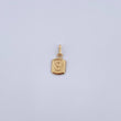 Dije Letra S 0.35gr / 1.5cm / Liso Oro Amarillo 18K &