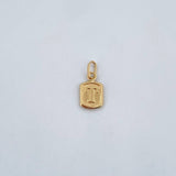 Pendant Letter T 0.35gr / 1.5cm / Smooth 18K Yellow Gold &