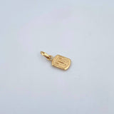 Pendant Letter T 0.35gr / 1.5cm / Smooth 18K Yellow Gold &