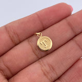 Pendant Letter T 0.45gr / 1.5cm / 18K Yellow Gold Medal &
