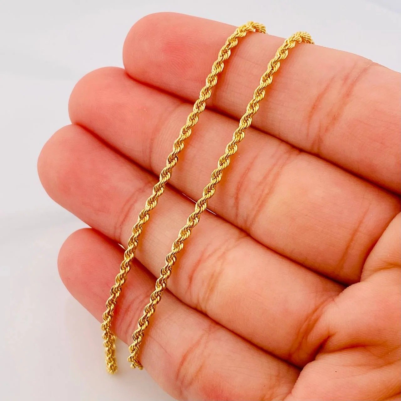 Rope Chain 2.3g / 24 in / 1.8mm 18K Yellow Gold
