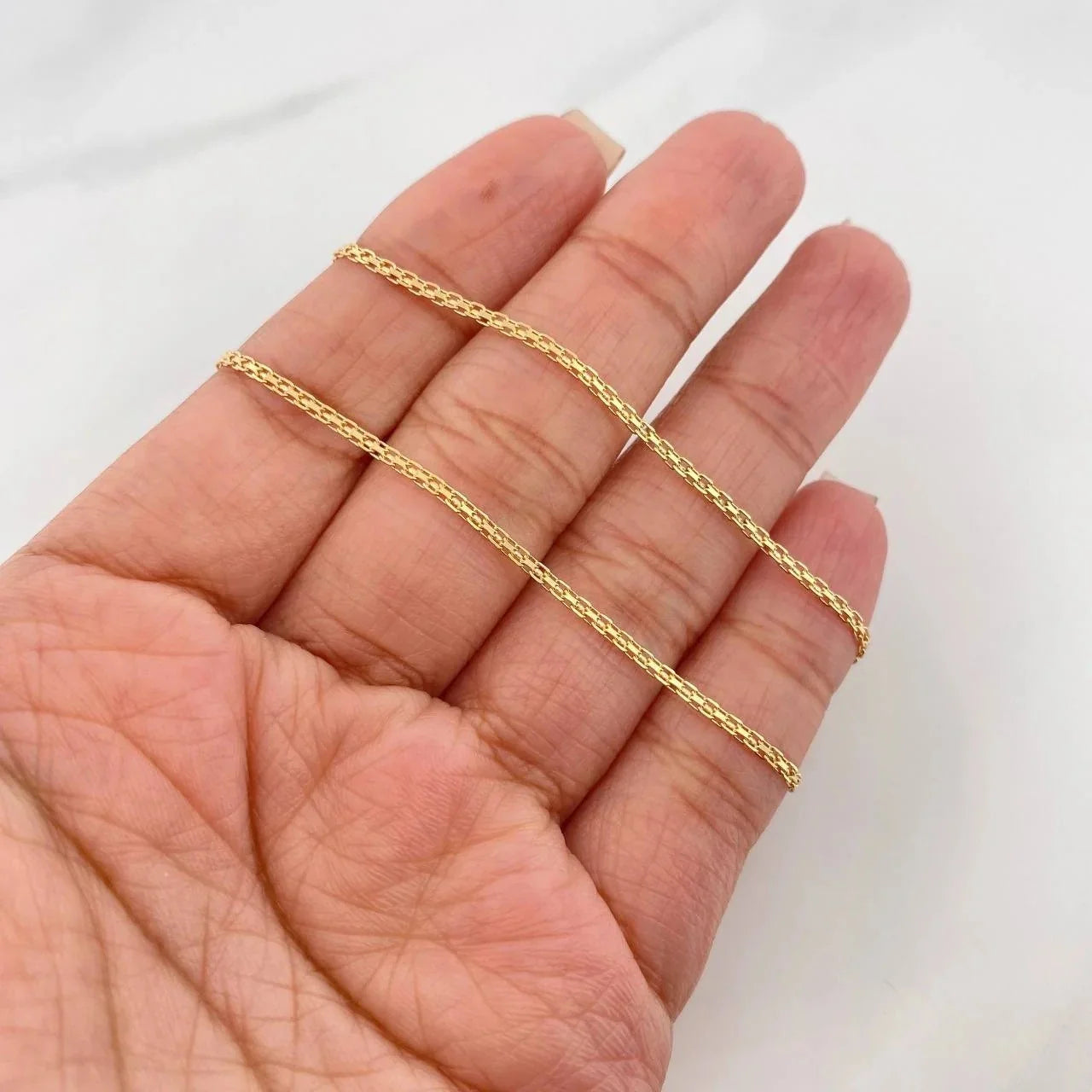 Cadena China 4.65g / 20 in / 1.1mm Oro Amarillo 18K