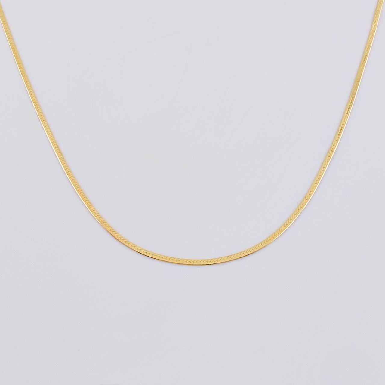 Cadena Espejo 2.15 g / 15 3/4 in / 1.5 mm Oro Amarillo 18K