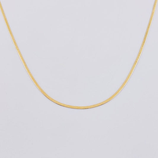 Cadena Espejo 2.15 g / 15 3/4 in / 1.5 mm Oro Amarillo 18K