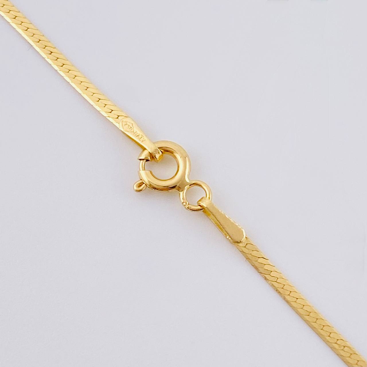 Cadena Espejo 2.25 g / 15 3/4 in / 1.5 mm Oro Amarillo 18K