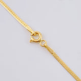 Cadena Espejo 2.25 g / 15 3/4 in / 1.5 mm Oro Amarillo 18K