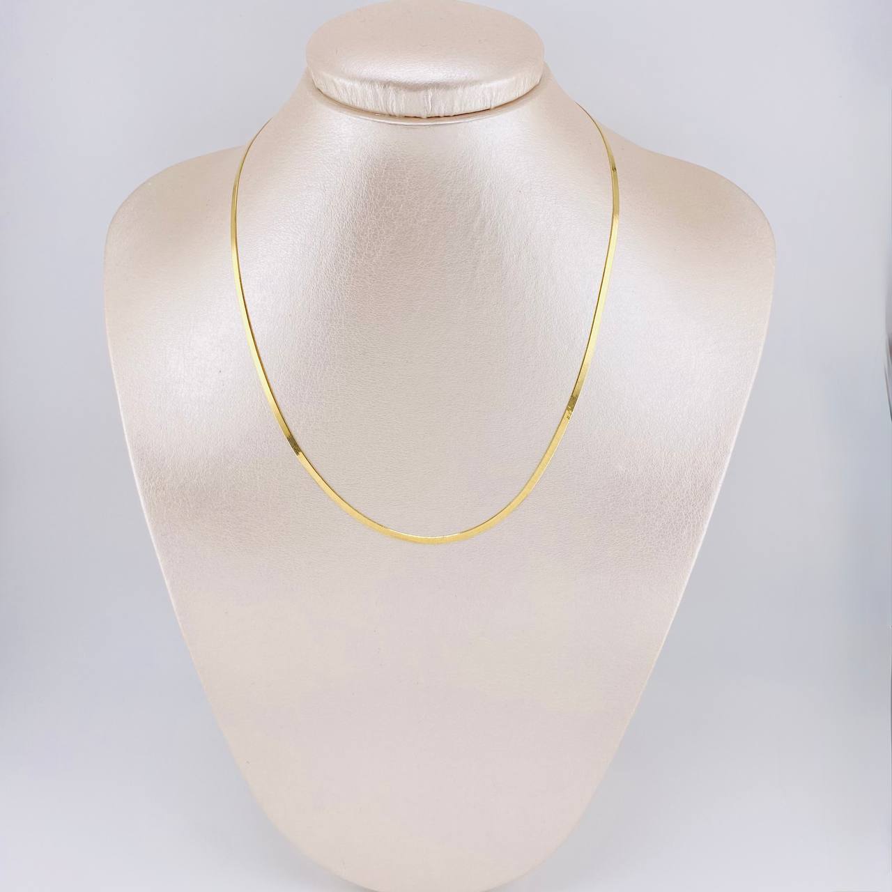 Cadena Espejo 2.25 g / 15 3/4 in / 1.5 mm Oro Amarillo 18K