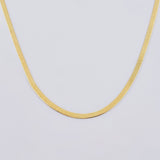 Cadena Espejo 5.25 g / 15 3/4 in / 2.5 mm Oro Amarillo 18K