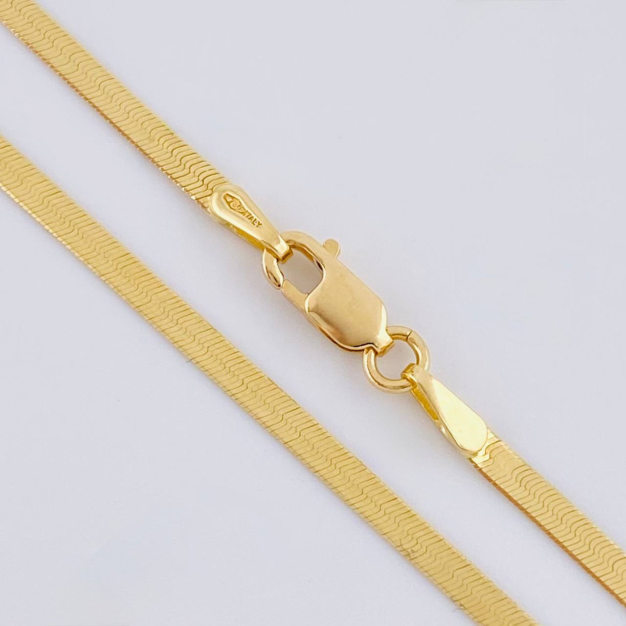 Cadena Espejo 5.25 g / 15 3/4 in / 2.5 mm Oro Amarillo 18K