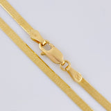 Cadena Espejo 5.9g / 18 in / 2.5mm Oro Amarillo 18K