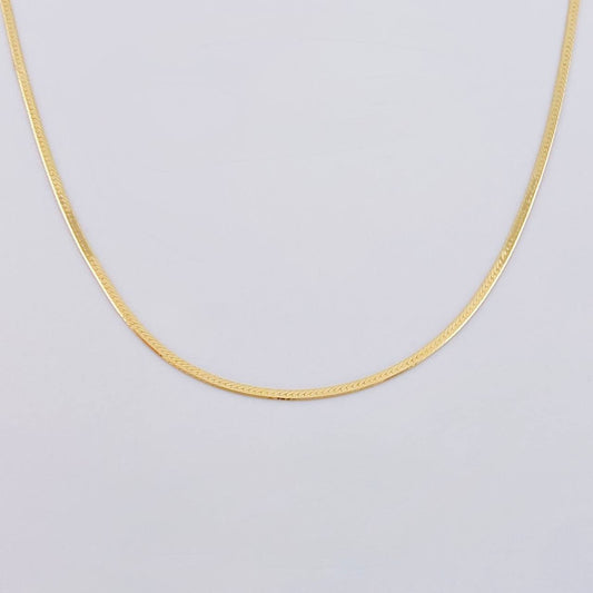 Cadena Espejo 2.35 g / 17 3/4 in / 1.5 mm Oro Amarillo 18K