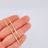 Cadena Espejo 2.35 g / 17 3/4 in / 1.5 mm Oro Amarillo 18K