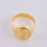 Ring Saint Michael Archangel 3.5 g / T9 1/4 18K Yellow Gold