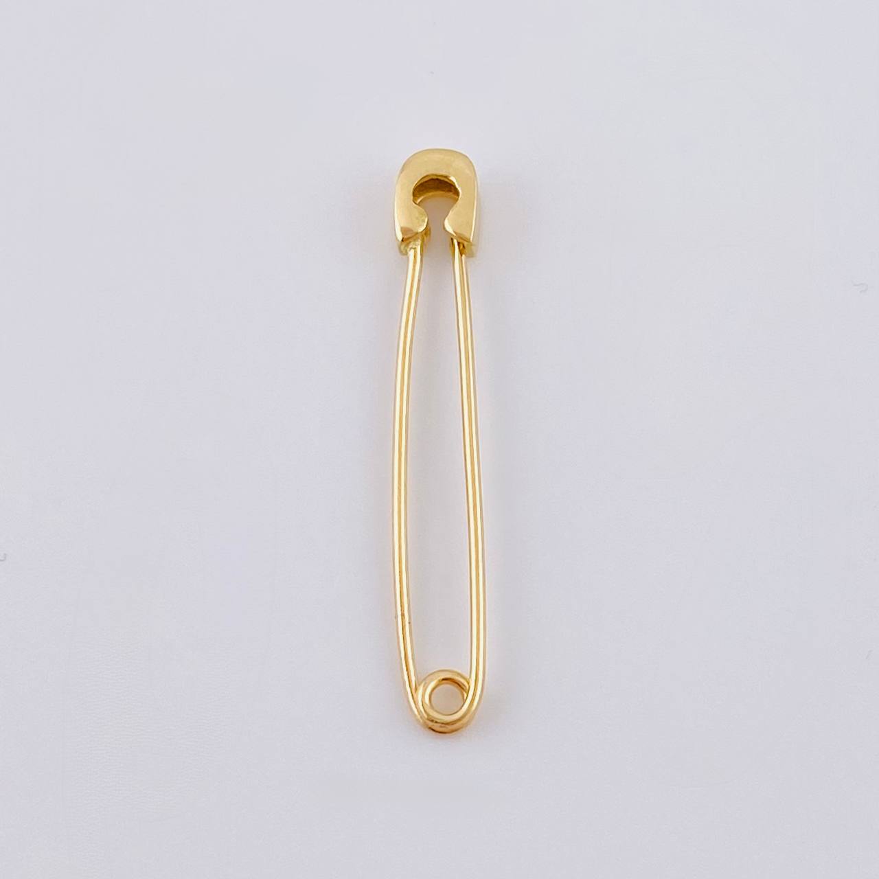 Charm Safety Pin Hook 0.85 g / 1 1/4 in 18K Yellow Gold