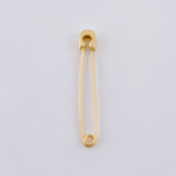 Charm Safety Pin Hook 0.9 g / 1 1/4 in 18K Yellow Gold