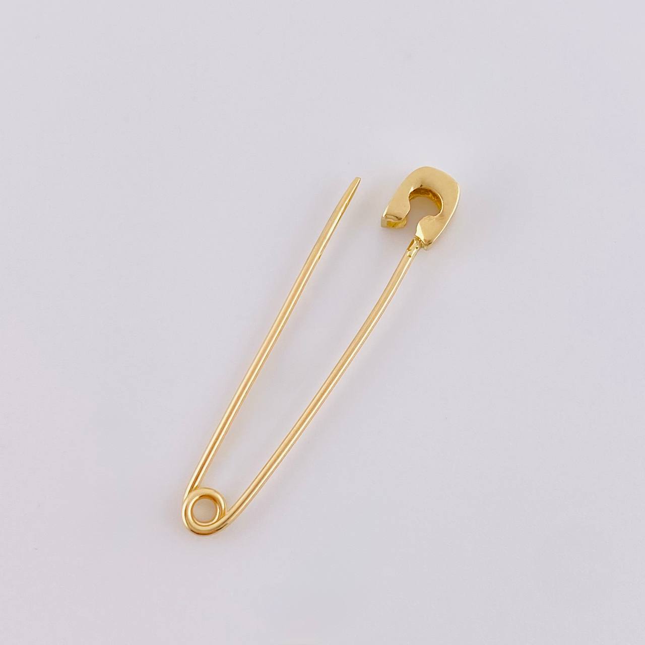 Charm Safety Pin Hook 0.9 g / 1 1/4 in 18K Yellow Gold