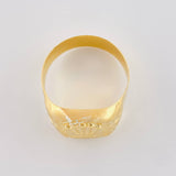 Crown Signet Ring 2.65 g / T9 1/2 Yellow Gold 18K