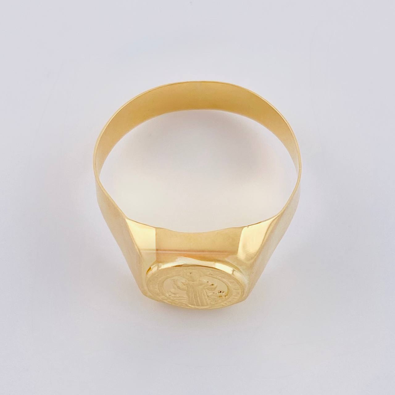 Saint Benedict Ring 3.05 g / T11 1/2 Yellow Gold 18K