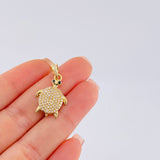 Dije Tortuga 2.9 g / 1 in Oro Amarillo 18K