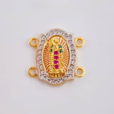 Herraje Virgen Guadalupe 2.1 g / 1/2 in Tres Oros 18K