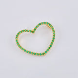 Dije Silueta Corazón 1.05 g / 3/4 in Oro Amarillo 18K