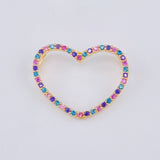 Dije Silueta Corazón 1.05 g / 3/4 in Oro Amarillo 18K