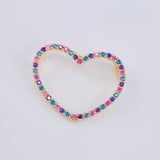 Dije Silueta Corazón 1.05 g / 3/4 in Oro Amarillo 18K