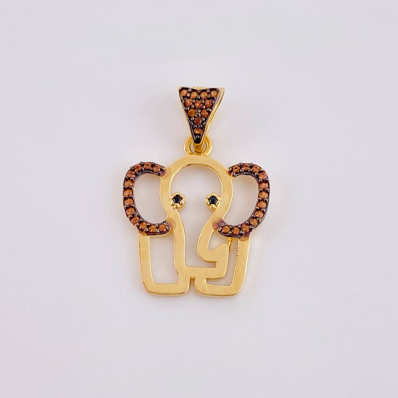 Dije Silueta Elefante 2.05 g / 1 in Oro Amarillo 18K