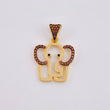 Dije Silueta Elefante 2.05 g / 1 in Oro Amarillo 18K