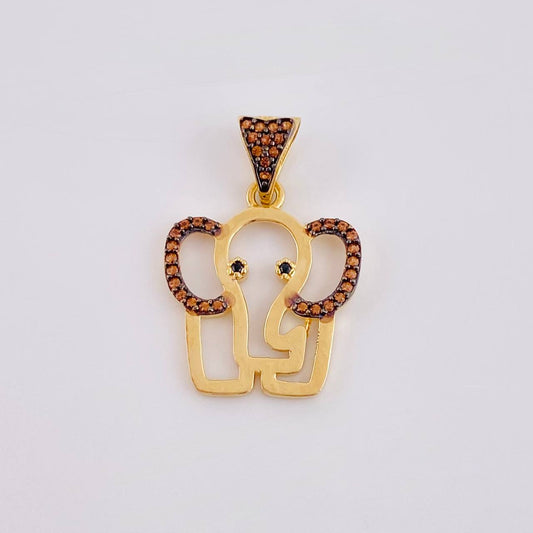 Dije Silueta Elefante 2.05 g / 1 in Oro Amarillo 18K