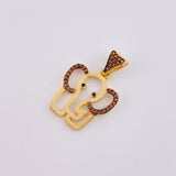 Dije Silueta Elefante 2.05 g / 1 in Oro Amarillo 18K