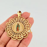 Dije Virgen Guadalupe 5.75gr / 2 1/4 in / Oro Amarillo +4 18K *