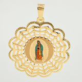 Dije Virgen Guadalupe 5.4gr / 2 1/4 in / Oro Amarillo +4 18K ©
