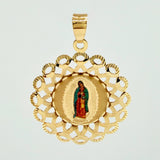 Dije Virgen Guadalupe 3gr / 1 1/2 in / Oro Amarillo +4 18K ©